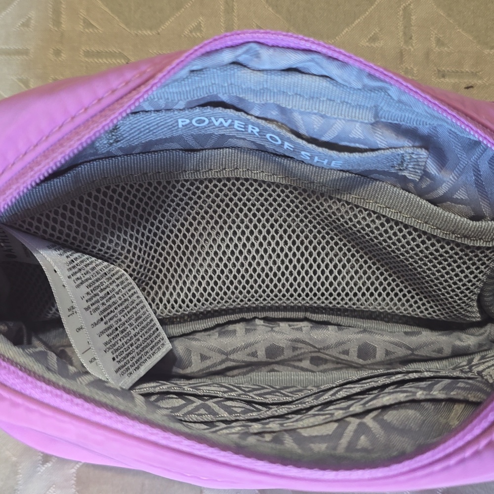 #230. NWT Atheta All About Crossbody Belt Bag In Mimosa Pink Or Chia Pink - Picture 8 of 11